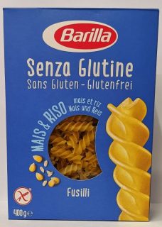 Barilla Fusilli-Orsó gluténmentes tészta 400g