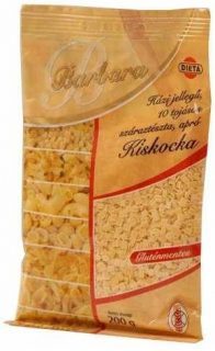 Barbara KISKOCKA gluténmentes tészta levestészta 200g (OÉTI:1540/2006)