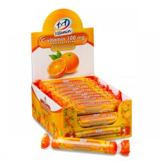 1x1 Vitaday C-vitamin szőlőcukor narancsos rágótabletta 17db