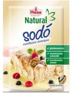 Haas gluténmentes vanília sodó öntetpor 15g