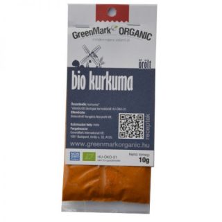 Kurkuma őrölt bio fűszer 10g - Greenmark