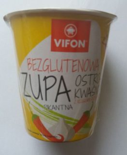 Vifon instant gluténmentes leves pohárban csípős-savanyú ginsenggel 60g