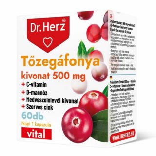 DR Herz Tőzegáfonya kivonat 500mg 60db tabletta