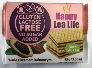 Lea Life gluténmentes - laktózmentes és hozzáadott cukormentes KAKAÓS ostya 95g