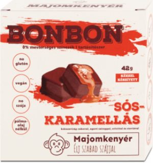 Majomkenyér SÓS-KARAMELLÁS ízű gluténmentes BONBON 42g