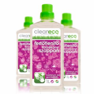 Cleaneco fertőtlenítő folyékony szappan 1000ml