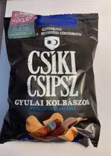 Csíki csipsz prémium GYULAI KOLBÁSZOS gluténmentes chips 50g