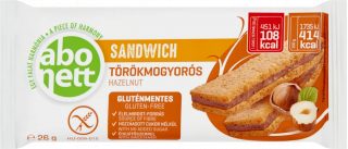Abonett gluténmentes sandwich TÖRÖKMOGYORÓS 26g