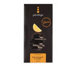 PERLEGE belga étcsokoládé steviával NARANCSOS 85g