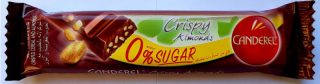 Canderel Crispy almonds tejcsokoládé szelet GABONA-MANDULA 27g