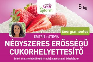 Szafi Reform 4x-es erősségű cukorhelyettesítő eritrit, stevia 5000g