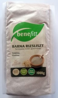 Benefitt gluténmentes BARNA RIZSLISZT 1kg