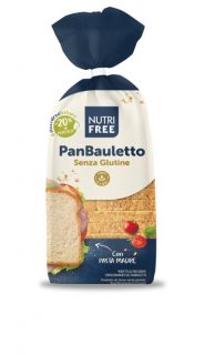Nutri Free PANBAULETTO gluténmentes szeletelt fehér kenyér 300g