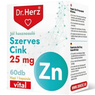 DR Herz Szerves Cink 60 db tabletta