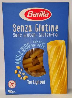 Barilla Tortiglioni-Cső gluténmentes tészta 400g
