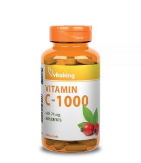 VitaKing C-1000mg tabletta csipkebogyóval 100db
