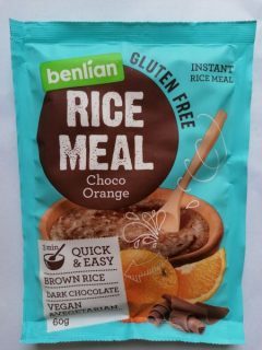 Benlian food gluténmentes rizskása NARANCS-ÉTCSOKOLÁDÉ 60g
