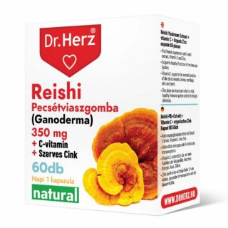 DR Herz Reishi 350mg+ C vitamin + szerves cink 60db kapszula