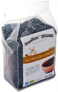 Greenmark bio beluga lencse fekete 500g