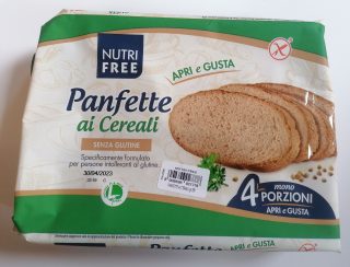 Nutri Free Panfette RUSTICO MULTICEREALE gluténmentes szeletelt BARNA kenyér 300g