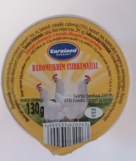 Eurofood gluténmentes BAROMFIKRÉM CSIRKEMÁJJAL 130g