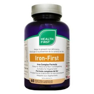 Health first iron 34mg 60db