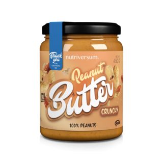 Nutriversum Peanut Butter Crunchy ropogós mogyoróvaj 450 g