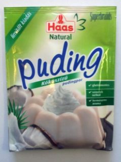 Haas gluténmentes KÓKUSZ ízű puding 40g