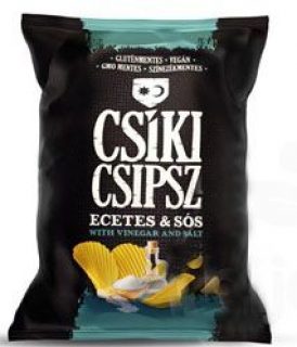 Csíki csipsz prémium ECETES-SÓS gluténmentes chips 50g