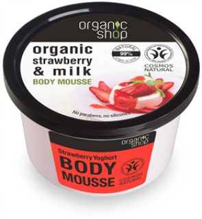 Organic shop bio eper joghurt testápoló krém 250ml
