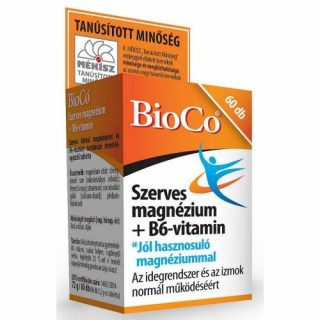 Bioco szerves magnézium tabletta 60db