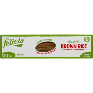 Felicia Bio barnarizs Spagetti gluténmentes rizstészta 250g