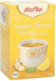 Yogi bio citromos gyömbér tea 30,6 g 17 filter