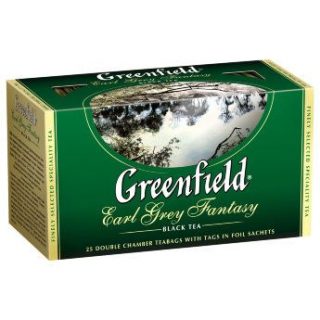 Greenfield earl grey fantasy tea 25db filter/csomag