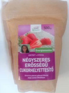 Szafi Reform 4x-es erősségű cukorhelyettesítő eritrit, stevia  500g