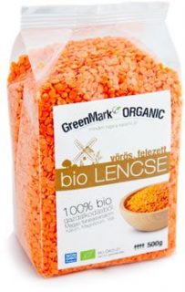 Greenmark bio lencse vörös 500g