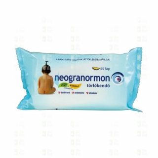 Neogranormon aloe vera+kamilla törlőkendő 55db