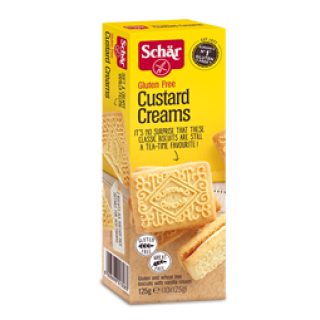 Schar gluténmentes Custard Creams krémmel töltött keksz 125g (OÉTI:K/277/2016)
