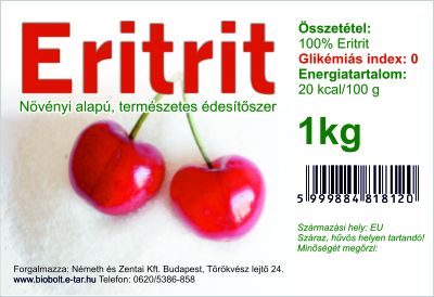 Eritrit porcukor g / 1kg - Balancefood - Az egészség tár