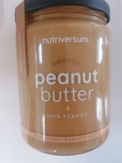 Nutriversum Peanut Butter SMOOTH krémes mogyoróvaj 500g