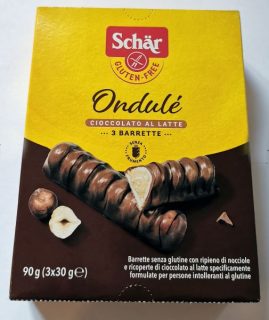 Schar ONDULÉ gluténmentes mogyorókrémes csokoládés ostya 90g