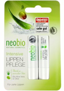 Neobio ajakápoló duo bio aloe verával és bio olívával 2x4,8g