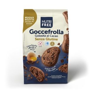 Nutri free Goccefrolla al cacao - gluténmentes csokis keksz csoki cseppel 300g