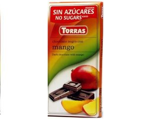 Torras Mangós étcsokoládé hozzáadott cukor nélkül 70g