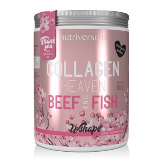 Nutriversum Collagen Heaven CSERESZNYEVIRÁG ízű Beef & Fish kollagén 300g