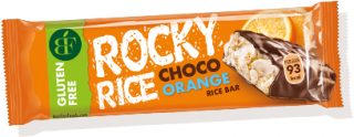 Rocky rice gluténmentes NARANCSOS puffasztott rizsszelet 18g (OÉTI:K/115/2014)