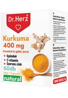 DR Herz Kurkuma+C-vitamin+Gyömbér 60db kapszula