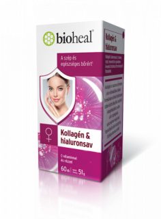 Bioheal kollagén+hialuronsav tabletta 60 db