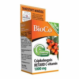 Bioco csipkebogyós retard c-vitamin 1000mg 100db