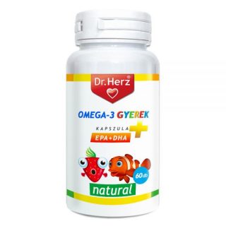 DR Herz Omega-3 Gyerek 60 db lágyzselatin kapszula